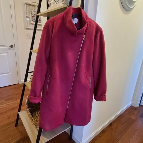 Loft funnel neck coat medium nwts - Picture 8 of 9